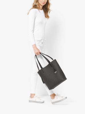 Hayley Large Logo North South Tote Michael Kors