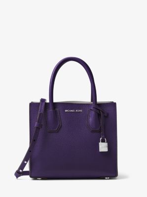 michael kors purple satchel