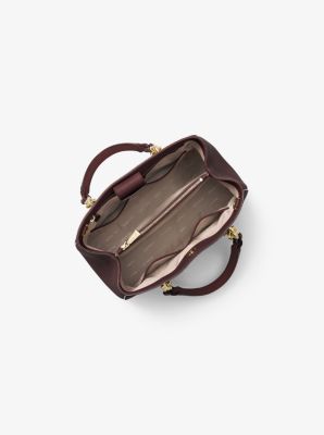 NWT Michael Kors Cynthia Small Saffiano Leather Satchel Bag $298