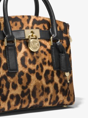 Michael kors leopard store calf hair handbag