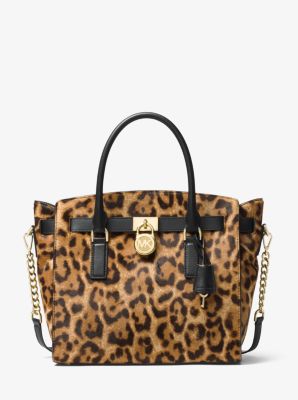 Michael kors leopard calf hair handbag hot sale