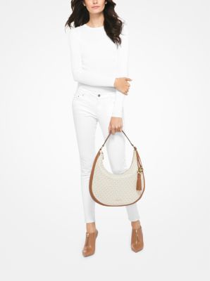 Michael kors lydia on sale logo shoulder bag