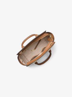 Selma Studded Logo Satchel image number 1