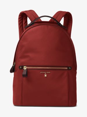 maroon michael kors backpack