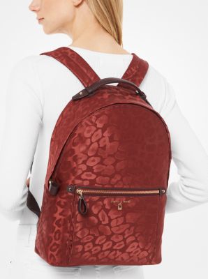 Leopard nylon hot sale backpack