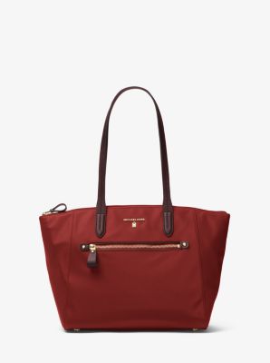 michael michael kors women's nylon kelsey medium top zip tote