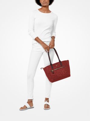 Michael kors kelsey leopard on sale tote