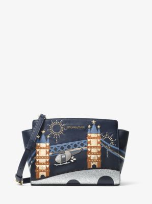 Selma Nouveau Novelty London Leather Messenger