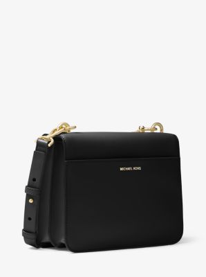 Michael kors mott mini 2025 logo and leather crossbody