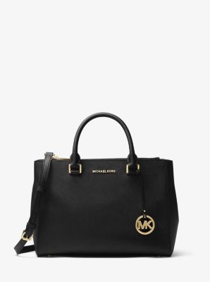 Kellen Saffiano Leather Satchel Michael Kors