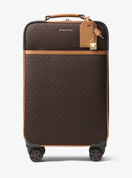 Jet Set Travel Logo Suitcase - BROWN - 30F7GTMT4B