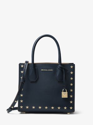 Mercer Studded Leather Crossbody | Michael Kors