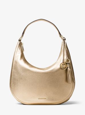 Michael kors lydia logo 2024 shoulder bag