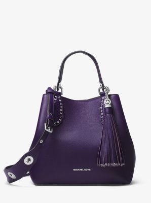 Michael kors shop purple satchel