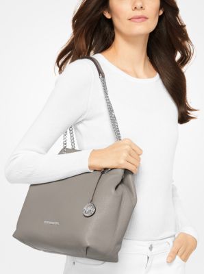 Sac &agrave; &eacute;paule Jet Set en cuir