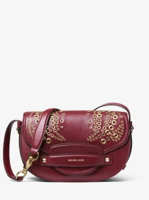 Michael kors cary on sale medium saddle bag