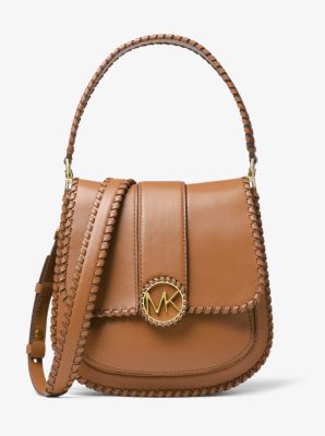 Michael kors whipstitched on sale leather convertible crossbody