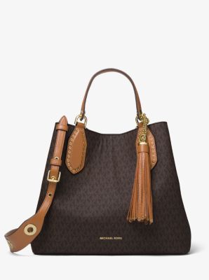 Brooklyn Large Logo Satchel | Michael Kors