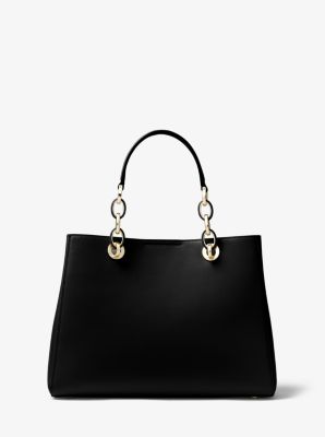 Cynthia Medium Leather Satchel Michael Kors Canada