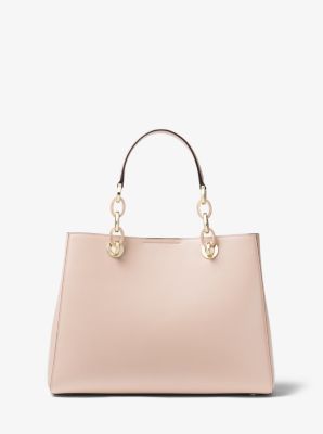 Cynthia Medium Leather Satchel | Michael Kors