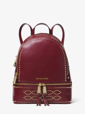 Michael kors rhea shop studded backpack medium