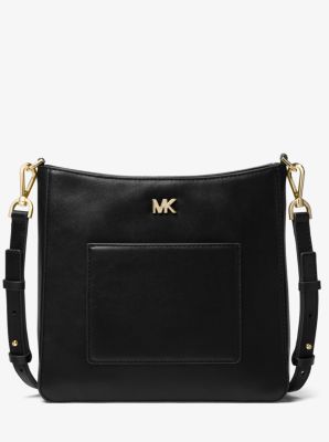 Michael kors gloria leather messenger new arrivals