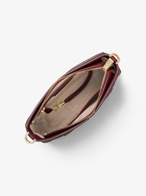 Gloria Leather Messenger Michael Kors