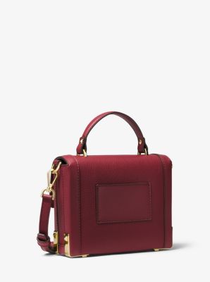 Jayne small logo on sale and leather trunk bag