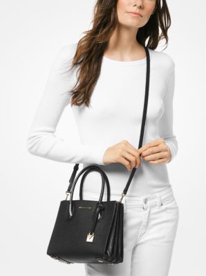 mercer pebbled leather accordion crossbody bag