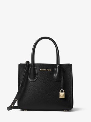 mercer medium pebbled leather accordion crossbody bag