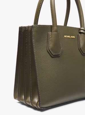 Sac à bandoulière Mercer en cuir grainé tricolore à soufflets image number 4