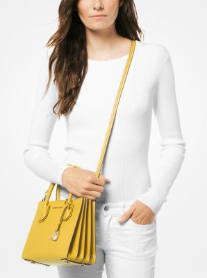 Mercer Medium Pebbled Leather Accordion Crossbody Bag image number 3