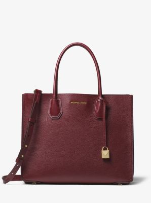 Shopper Mercer Large aus gekrispeltem Leder mit Akkordeondesign image number 2
