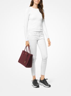 Shopper Mercer Large aus gekrispeltem Leder mit Akkordeondesign image number 3