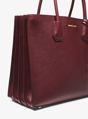 Shopper Mercer Large aus gekrispeltem Leder mit Akkordeondesign image number 4