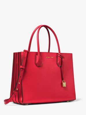 michael kors red handbag