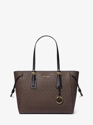 Michael Kors Voyager Medium Logo Jacquard Tote Bag - ShopStyle