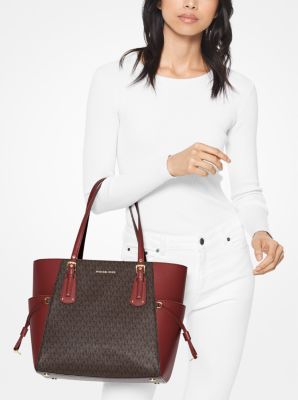 Michael kors voyager on sale small logo tote