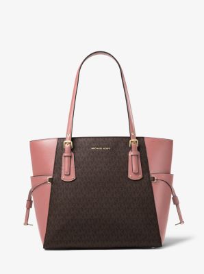 michael kors voyager small logo tote