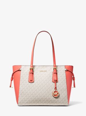 mk tote bag pink