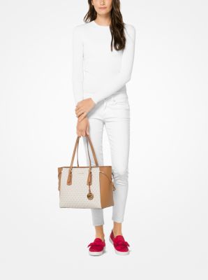 Voyager Medium Logo Tote Bag Michael Kors Canada