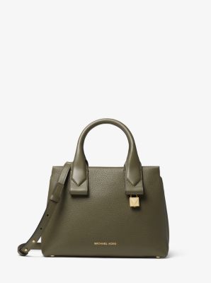 Rollins Small Pebbled Leather Satchel image number 0