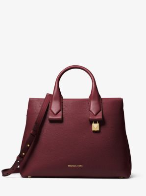 Rollins Large Pebbled Leather Satchel | Michael Kors [US]