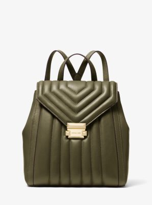 michael kors whitney quilted backpack