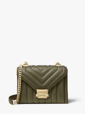 whitney mini quilted leather satchel