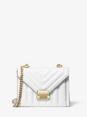 whitney small leather convertible shoulder bag