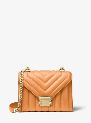 michael kors whitney small leather tote