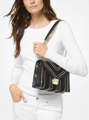 Authentic Women's The Mixed Media Snapshot Black Crossbody Bag