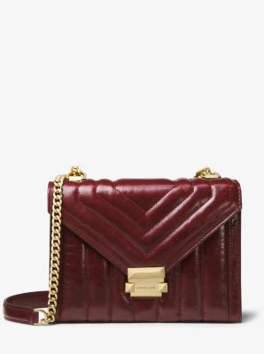 michael kors whitney maroon