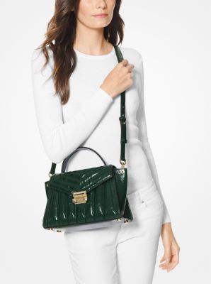 Michael kors 2024 whitney leather satchel